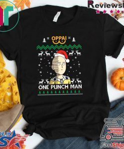One Punch Man Saitama Christmas Shirt