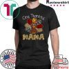 One Thankful Nana Turkey Leopart Thankgivings T-Shirt