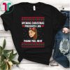 Opening Christmas Presents Like Ariana Grande Thank You Next Shirt