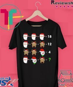 Order of Operations Quiz Math Teacher Christmas shirt