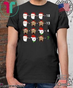 Order of operations quiz funny math teacher christmas shirt