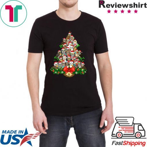 Owl Christmas Tree T-Shirt