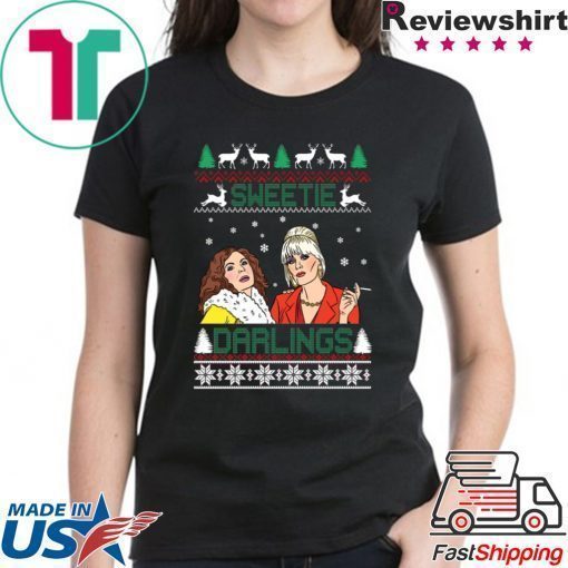 Patsy And Edina Sweetie Darling Christmas Shirt