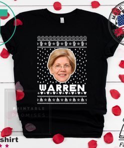 President 2020 Elizabeth Warren Face Ugly Christmas T-Shirt