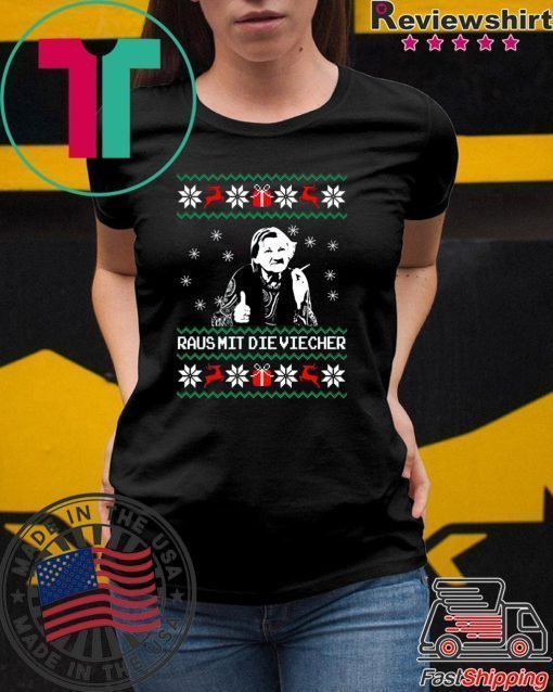 Raus mit die Viecher Christmas T-Shirt