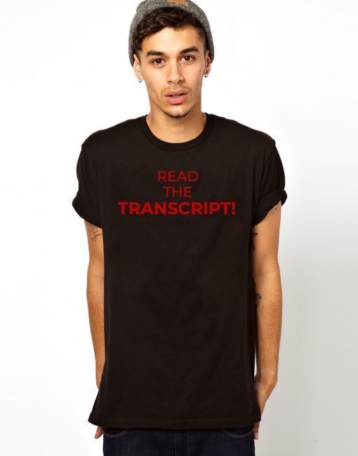 Read The Transcript USA T-Shirt