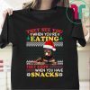 Rottweiler They see you when you’re eating Christmas T-Shirt