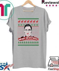 Ruth Bader Ginsburg Merry Resistmas T-Shirt