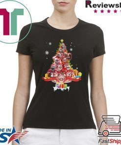 SAN FRANCISCO 49ERS SIGNATURES CHRISTMAS TREE SHIRT