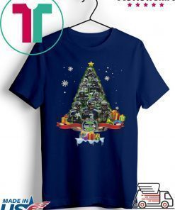 SEATTLE SEAHAWKS FOOTBALL PLAYERS SIGNATURES TREE CHRISTMAS SHIRT
