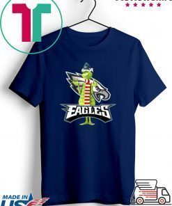 Santa Grinch Philadelphia Eagles Christmas Shirt