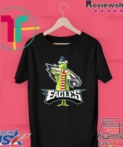 Santa Grinch Philadelphia Eagles Christmas Shirt