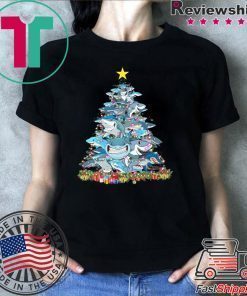 Shark Christmas Tree T-Shirt