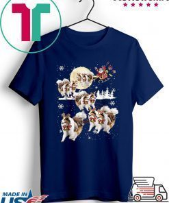 Sheltie Sleigh Reindeer Christmas shirt