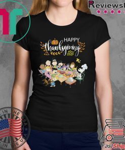 Snoopy and friends happy thanksgiving Shirt