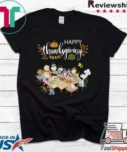 Snoopy and friends happy thanksgiving Shirt
