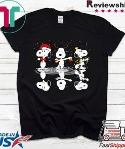 Snoopy reflection Christmas shirt