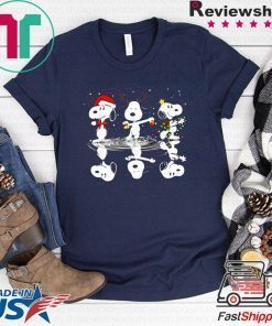 Snoopy reflection Christmas shirt