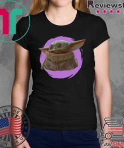Star Wars Mandalorian Baby Yoda The Child Purple Ball Shirt