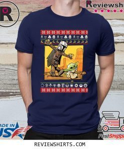 Star Wars Stormtrooper And Baby Yoda Christmas Shirts