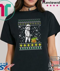 Star Wars Stormtrooper And Baby Yoda Ugly Christmas Shirt