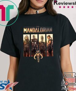Star Wars The Mandalorian Group Line Up Shirt