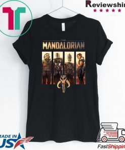 Star Wars The Mandalorian Group Line Up Shirt