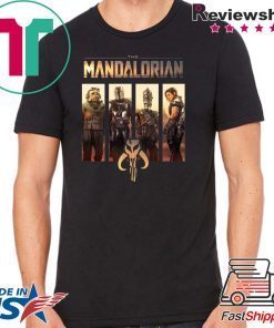 Star Wars The Mandalorian Group Line Up Shirt