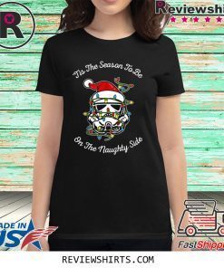 Star Wars Trooper Tangled Naughty Side Christmas TShirt