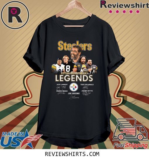 Steelers Pittsburgh Steelers legends signatures shirt