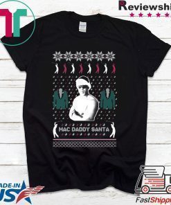 TIGER WOODS MAC DADDY SANTA CHRISTMAS T-Shirt