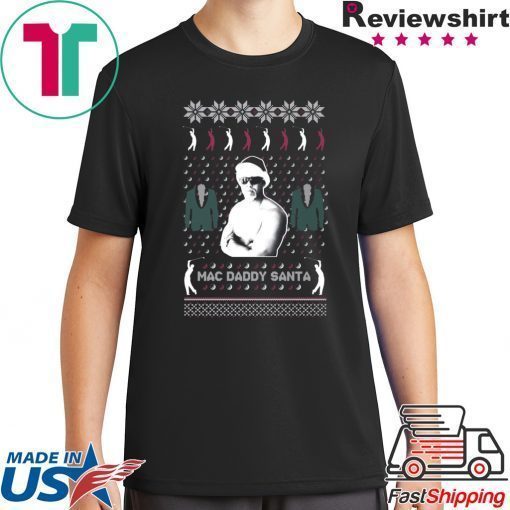 TIGER WOODS MAC DADDY SANTA CHRISTMAS T-Shirt