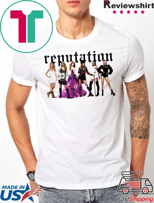 Taylor Swift Merch Reputation White T-Shirt