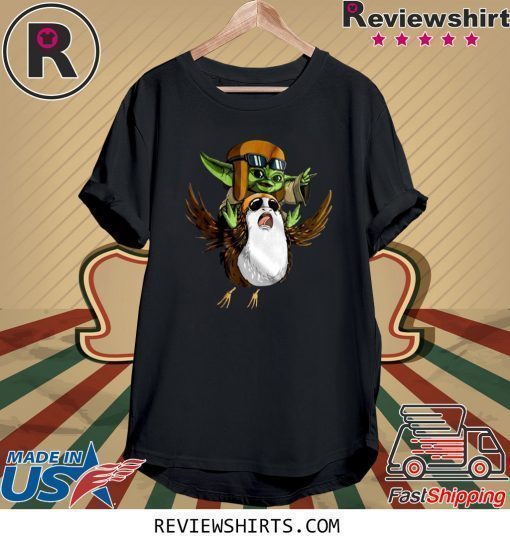 The Child Yoda Riding Porg Shirt