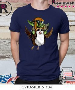 The Child Yoda Riding Porg Shirt