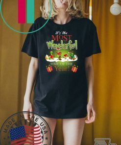 The Most Wonderful Grinch Time of The Year Christmas T-Shirt