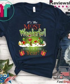 The Most Wonderful Grinch Time of The Year Christmas T-Shirt