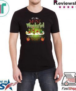 The Most Wonderful Grinch Time of The Year Christmas T-Shirt