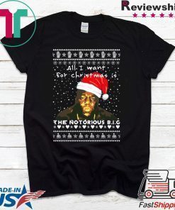 The Notorious BIG Rapper Ugly Christmas T-Shirt