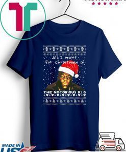 The Notorious BIG Rapper Ugly Christmas T-Shirt
