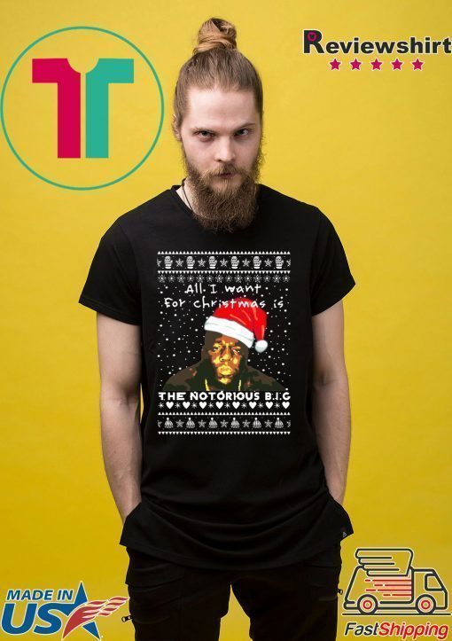 The Notorious BIG Rapper Ugly Christmas T-Shirt