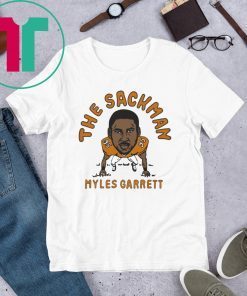 The Sackman Myles Garrett Shirt Cleveland Football Player Shirt