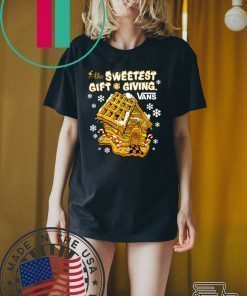 The Sweetest Gift Is Giving Van Gingerbread Christmas T-Shirt