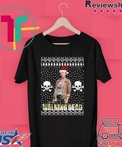 The Walking Dead Melissa McBride Santa Hat Christmas Shirt
