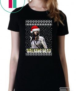 The Walking Dead Michonne Santa Hat Christmas Shirt