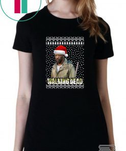 The Walking Dead Morgan Jones Santa Hat Christmas Shirt