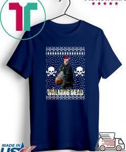 The Walking Dead Negan Santa Hat Christmas Shirt