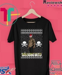 The Walking Dead Rick Grimes Santa Hat Christmas Shirt