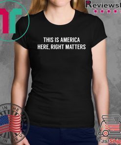 Alexander Vindman This is America Here, Right Matters Tee Shirt