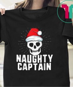 Top Naughty Captain Sailing Boat Xmas Inappropriate Christmas Shirt